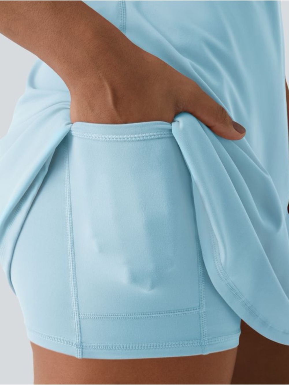 NWT Halara SoftlyZero™ Plush Backless Active Dress-Easy Peezy Edition Size XL - Picture 4 of 12
